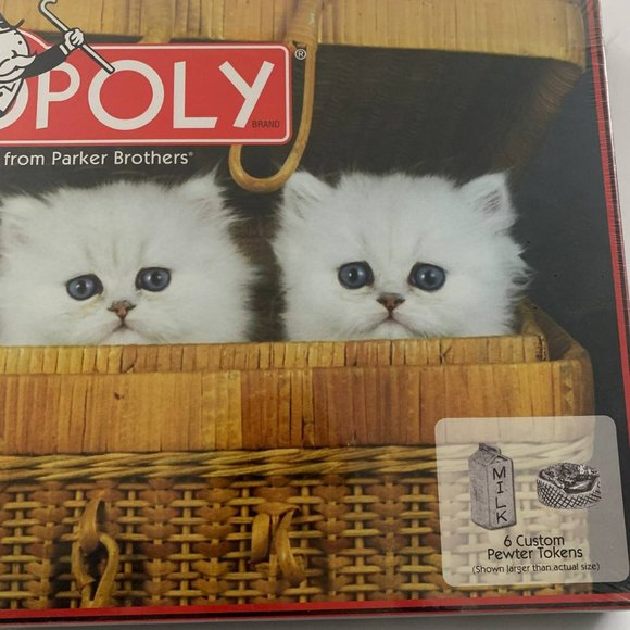 Vintage Monopoly Cat‎ Lovers Edition Board Game Rare 2007 Hasbro Sealed - Picture 4 of 7